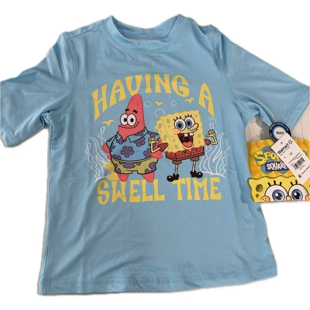 Boys Sponge Bob Swim Set XS (4/5)
